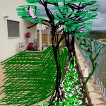 ועוד פעם היתי חייב לצייר ולהציג ללקוח מה אני מתכוון לשתול שלב תיכנון והדמיה ללקוח